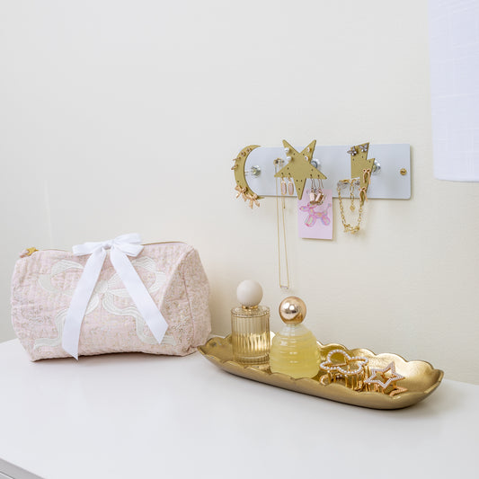Small Wall Jewelry Organizer | Teen Girl Dorm Storage