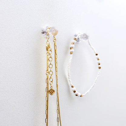 Large Wall Jewelry Organizer | Teen Girl Dorm Storage