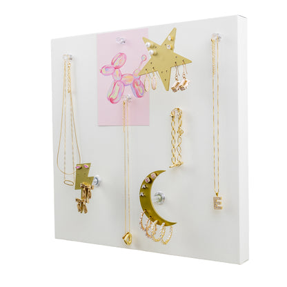 Large Wall Jewelry Organizer | Teen Girl Dorm Storage