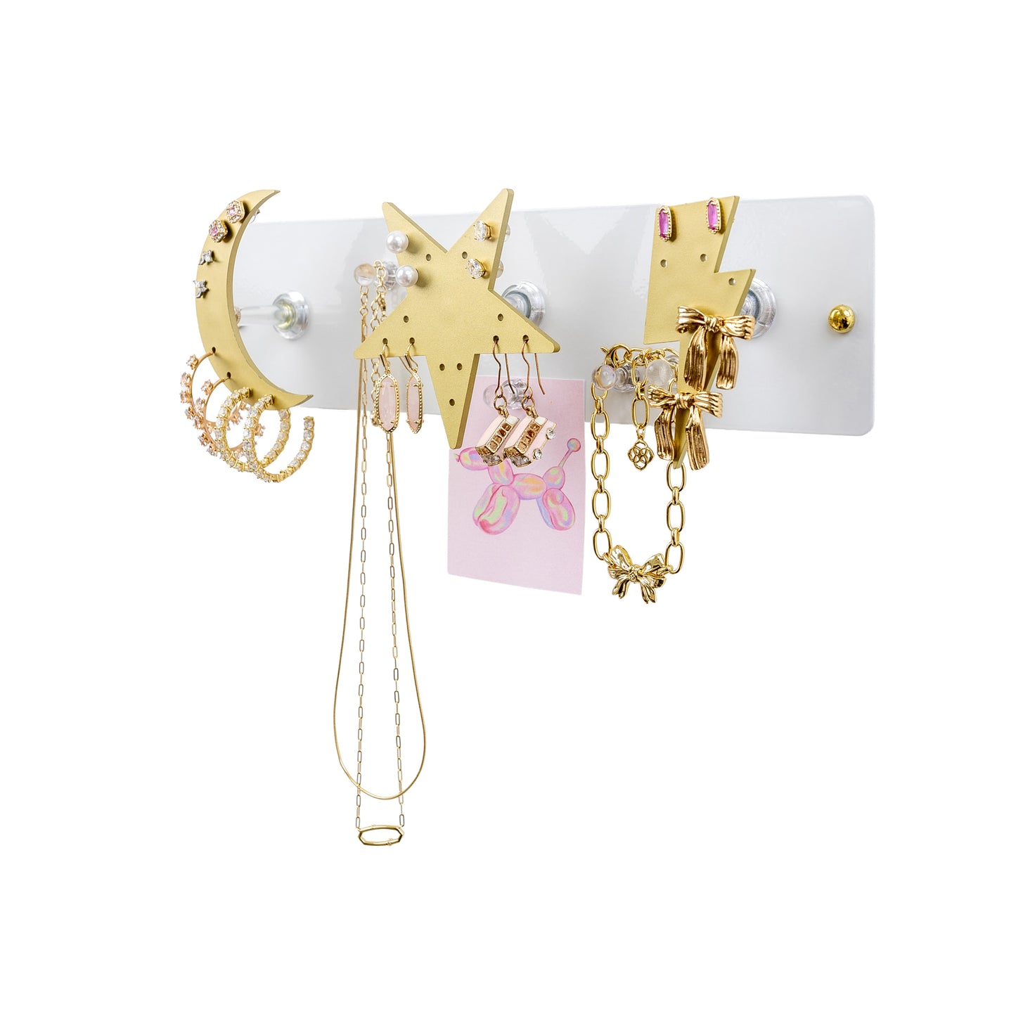 Small Wall Jewelry Organizer | Teen Girl Dorm Storage