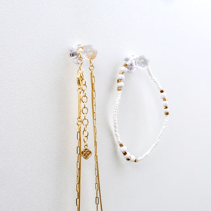 Small Wall Jewelry Organizer | Teen Girl Dorm Storage