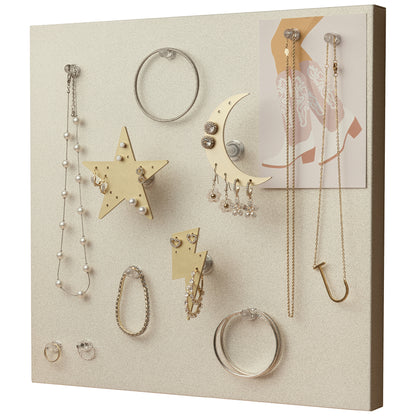 CK Organizers Magnetic Jewelry Organizer Wall Mount | Jewelry Organizer and Storage | Teenager Girl Gifts | Dorm Organization and Storage
