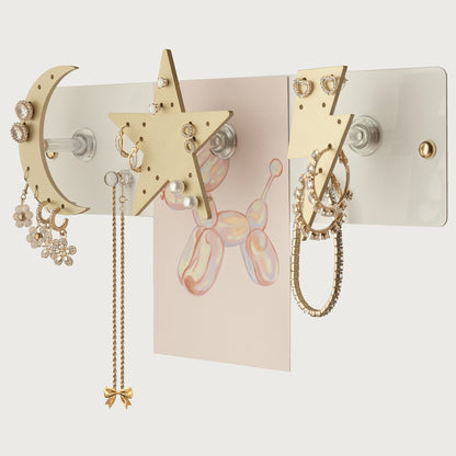 CK Organizers Magnetic Jewelry Organizer Wall Mount | Jewelry Organizer and Storage | Teenager Girl Gifts | Dorm Organization and Storage