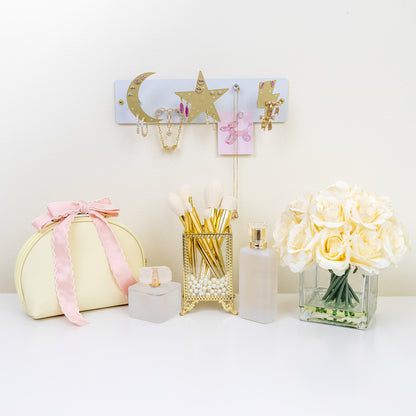 Small Wall Jewelry Organizer | Teen Girl Dorm Storage