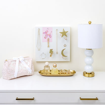 Large Wall Jewelry Organizer | Teen Girl Dorm Storage