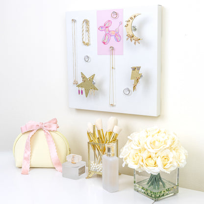 Large Wall Jewelry Organizer | Teen Girl Dorm Storage