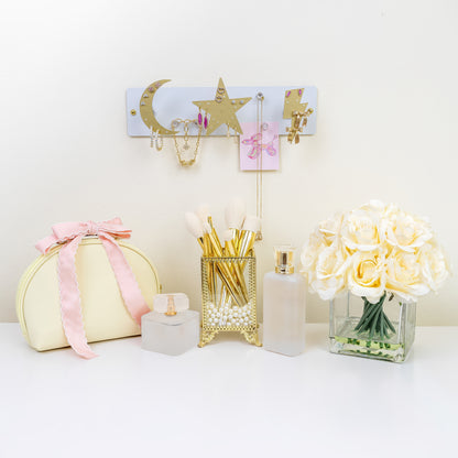 Small Wall Jewelry Organizer | Teen Girl Dorm Storage