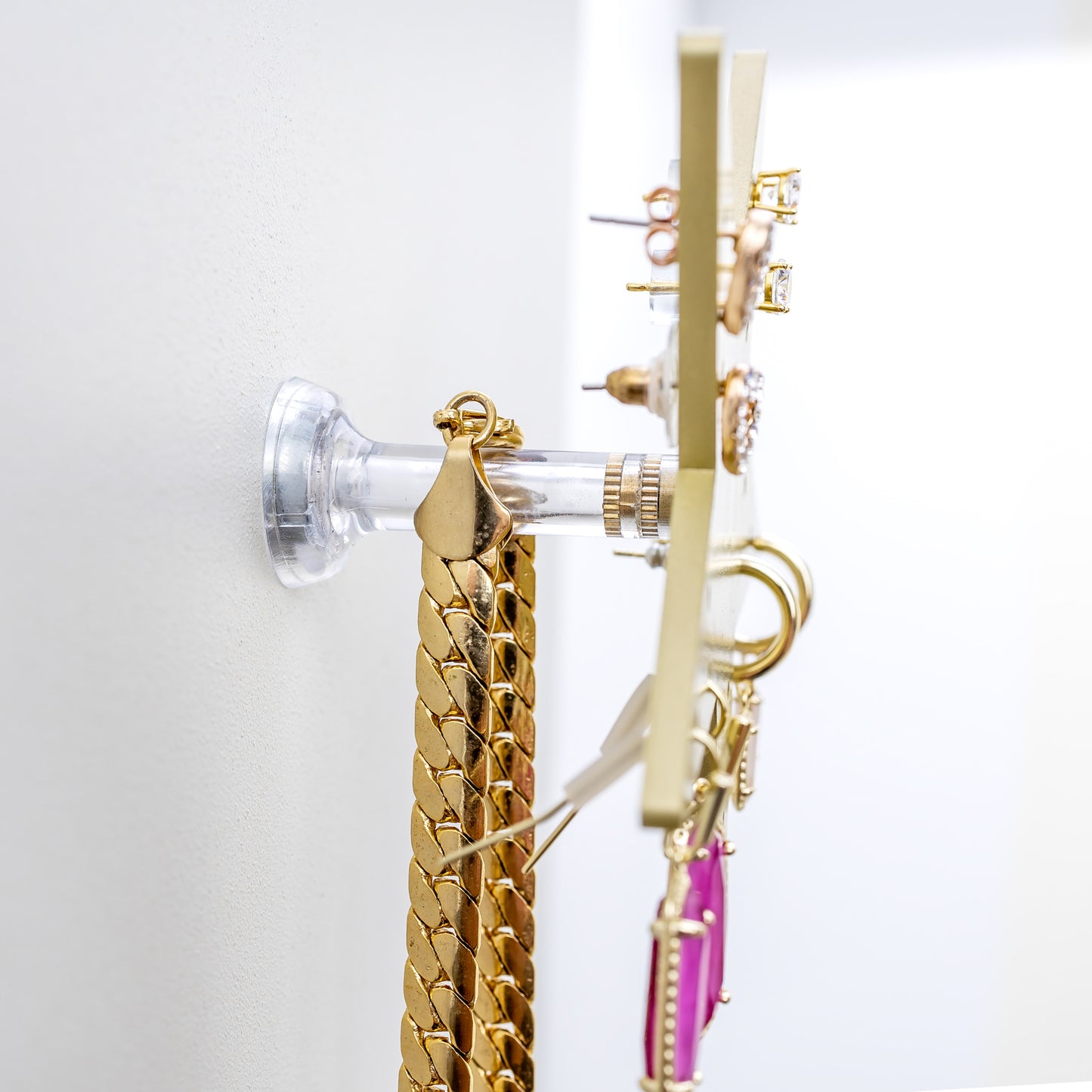 Large Wall Jewelry Organizer | Teen Girl Dorm Storage